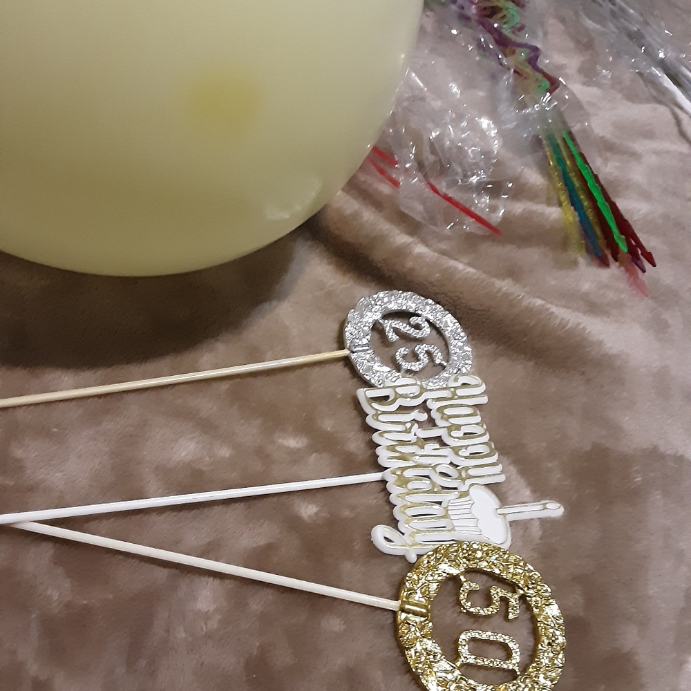 Party sticks with the age 50 + 25